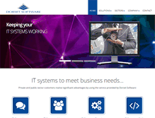 Tablet Screenshot of dorsetsoftware.com
